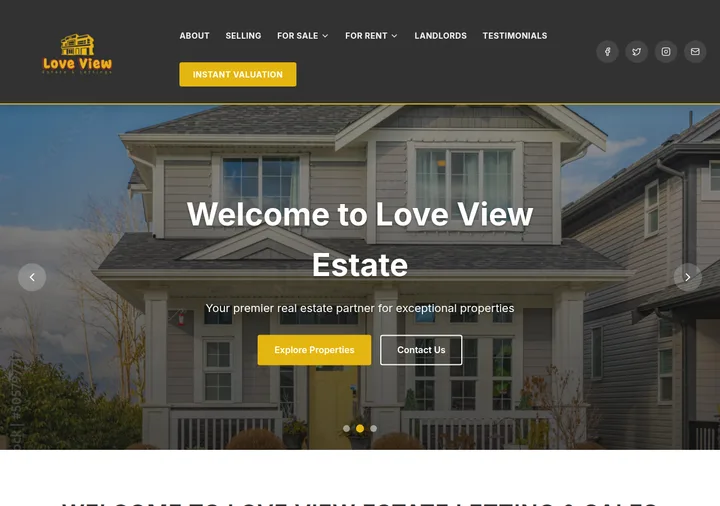 Screenshot of LoveView Estates